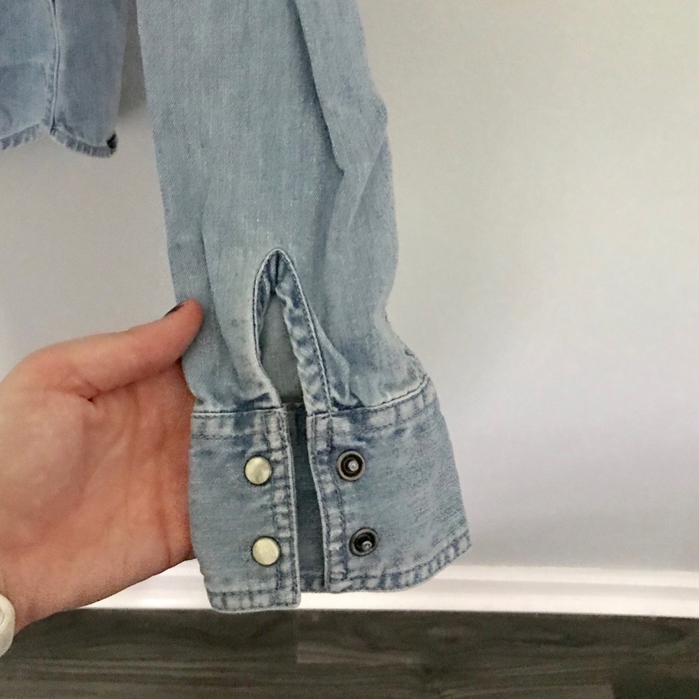 Ae Denim Button Down - image 4